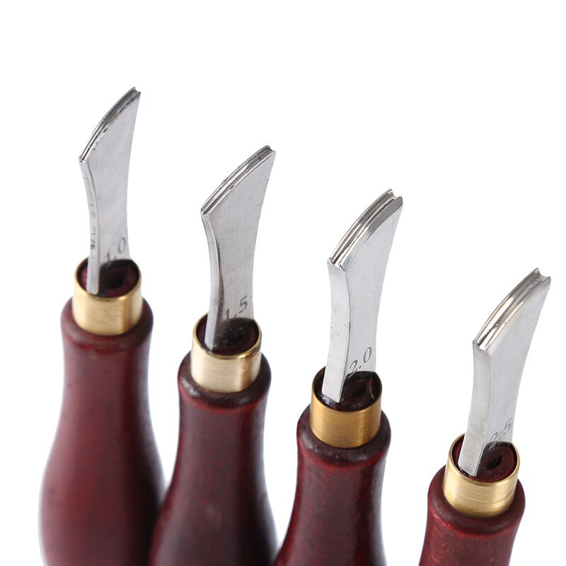 Πρακτικό δερμάτινο τόξο σε σχήμα τομέα Ακμή ρηχή αυλάκωση Γραμμή πίεσης διάτρηση κλωστή ενσωμάτωσης Leathercraft Εργαλεία