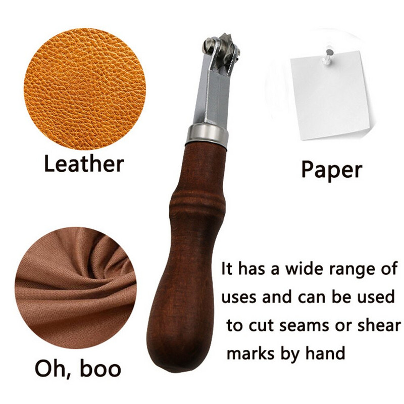 Σετ εργαλείων Leathercraft Spacer Spacer System Embossing Sewing Stitch Spacer Stitching Wheel Marker Tool for DIY Leather Arts&Work