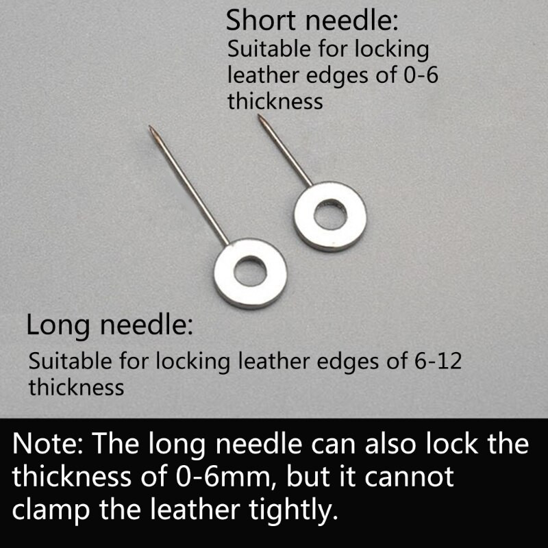 DIY Δερμάτινη χειροτεχνία Χειροποίητη ραφή τοποθέτησης βελόνας ραφής ραφής Positioner Σταθερό κλιπ ελατηρίου εργαλείου ραπτικής