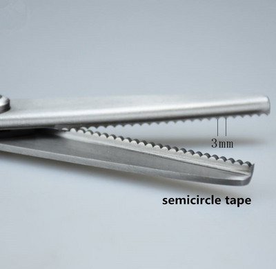 Δερμάτινο Σχήμα Ράπτη Ψαλίδι 3 χιλιοστών Τρίγωνο Στρογγυλό Κυματιστό Πριονίδι Μοτίβο Δαντέλα Δερμάτινο Ράφτη DIY Υφασμάτινο Δερμάτινο Ψαλίδι