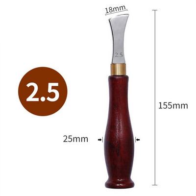 Odinis kraštų glaistymas „pasidaryk pats“ odiniai rankų darbo įrankiai Priedai Patvarus nerūdijančio plieno poliruotas galvutės odinis kraštų glaistymo įrankis