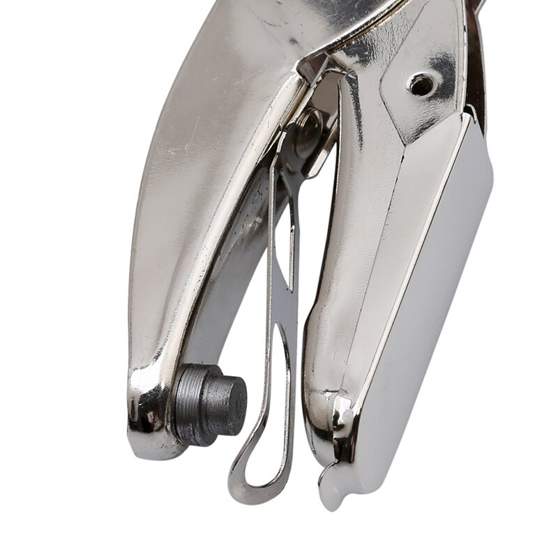 Χειρολαβή 1 τρύπα Μεταλλικό χαρτί διάτρησης Μονή τρύπα σε σχήμα καρδιάς για ευχετήριες κάρτες Λεύκωμα σημειωματάριο εργαλείο χειρός με ροζ λαβή