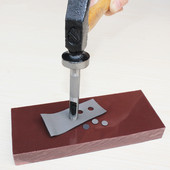 PP Mallet Mat Kožna zaštitna podloga za utiskivanje probijanjem Alat za rukotvorine od 2,3 cm debele kože za rezanje rupa Gumena podloga za šivanje