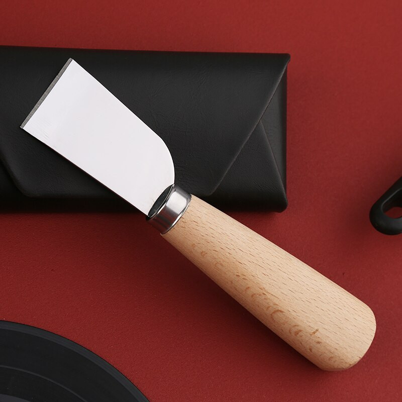 1 bucă bricolaj cuțit de tăiat piele artizanală cu 4 tipuri de cuțit de tăiat din oțel de mare viteză unealtă de ascuțit pentru piele lucrată manual
