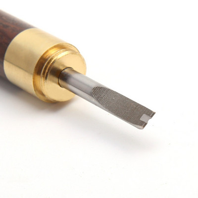 1 τεμ 0,8/1,0/1,2/1,8/1,5 χιλιοστά Leather Edge Beveler Skiving Beveling Knife Εργαλείο χειροτεχνίας κοπής με ξύλινη λαβή Εργαλεία DIY