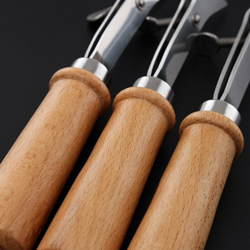 2021 Νέα χρήσιμα χειροποίητα δερμάτινα εργαλεία Ρυθμιζόμενος κόφτης από ανοξείδωτο χάλυβα Ρυθμιζόμενος σπειρωτήρας άκρων Δερμάτινη πρέσα άκρων Sleek