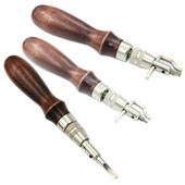 Șanț 7 în 1 Instrumente de bricolaj realizate manual Dispozitiv de perforare a tăieturii de tăiat curea Curea 132x23mm