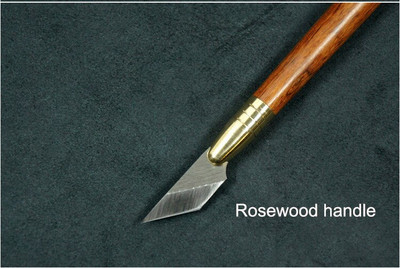 Baver Δερμάτινα χειροτεχνία μαχαίρια με λοξότμητη άκρη ξύλινα μαχαίρια στυλό σκαλίσματος Εργαλείο κοπής Diy