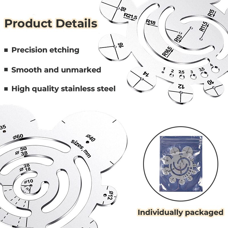 304 DIY ümmargused naha lõikamistööriistad, mis sobivad ideaalselt nahkkangale lõikamiseks või joonistamiseks Puit Klaas Plastist riie Metall