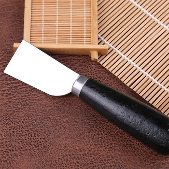1 бр. Професионален кожен занаятчийски нож за рязане Направи си сам занаятчийски нож за заточване Инструмент за изглаждане на ножове Високоскоростна стомана