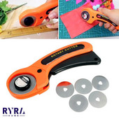 Nahkpaber 45 mm lapiline rull-nuga riie lõikamisnuga riie käsitöökangas pöörlev lõikur DIY õmblustarvikud