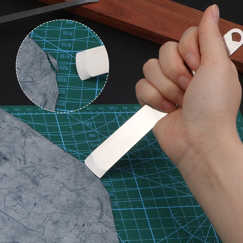 LMDZ nož za rezanje stanjivanja kože, rezač za kožu, ručne izrade, praktičan DIY alat za kožu, lopata za skidanje kože