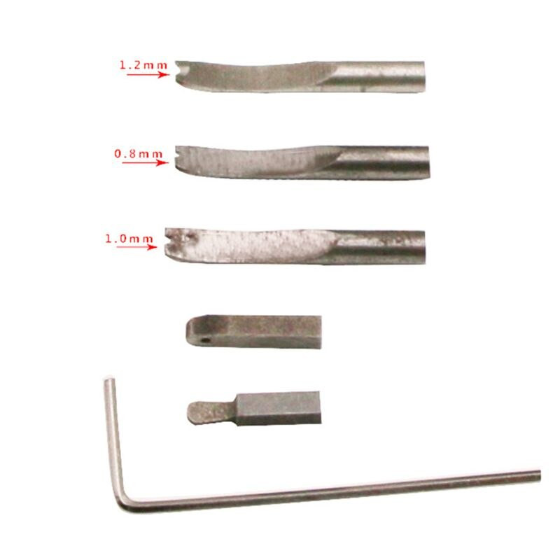 7 τμχ/Σετ Δερμάτινο Εργαλείο Διάτρησης Ρυθμιζόμενο DIY Crafts Κορυφαία ραφή Groover E56C