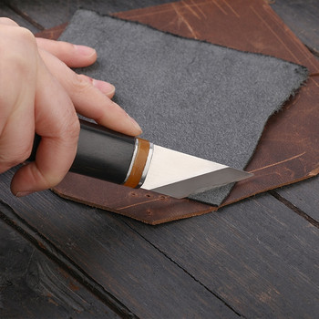 Επαγγελματικό μαχαίρι κοπής δέρματος KAOBUY Σχεδιασμός Sharp Επαγγελματικό μαχαίρι κοπής δέρμα χειροτεχνίας Εργαλείο σκιέρ υψηλής ταχύτητας χάλυβας, χάλυβας Δαμασκού