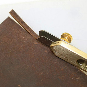 1 τεμ. DIY Δερμάτινο κόφτη γραμμής κοπής κοπής θέσης Μαχαίρια γραμμής λωρίδας μαχαίρι Δερμάτινο εργαλείο κοπής Belt cutter Leathercraft Εργαλείο