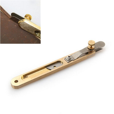 1Pcs DIY Leather Line Cutter Trimming Positioning Knifes Line Strip Knife Leather Cutter Cutter Резач за колани Leathercraft Tool