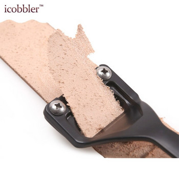 Висококачествени инструменти за DIY черни и сребърни с 3 остриета Leather Crafts Tool Thinning Knife Leather Skiving Shove for Leather Craft