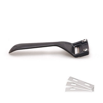 Kvaliteetsed isetegemise tööriistad, mustad ja hõbedased, 3 teraga, nahast käsitöötööriistad, harvendusnuga, nahast meisterdamise kühvlid