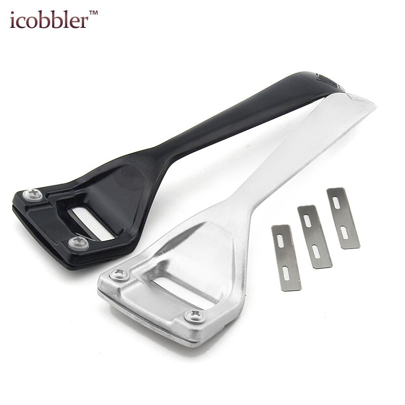 Kvaliteetsed isetegemise tööriistad, mustad ja hõbedased, 3 teraga, nahast käsitöötööriistad, harvendusnuga, nahast meisterdamise kühvlid