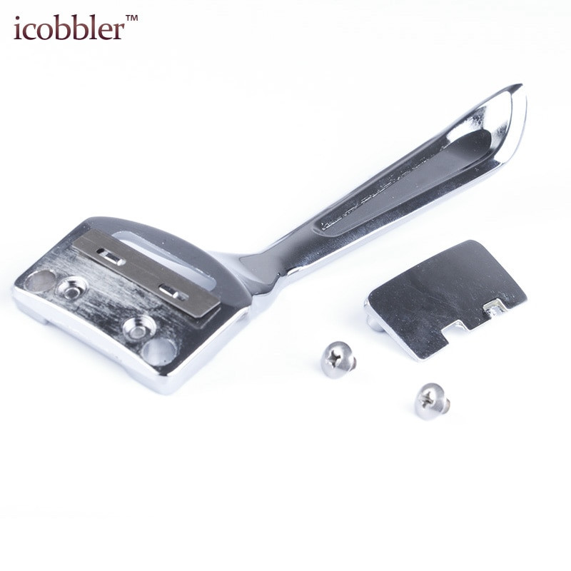 Kvaliteetsed isetegemise tööriistad, mustad ja hõbedased, 3 teraga, nahast käsitöötööriistad, harvendusnuga, nahast meisterdamise kühvlid