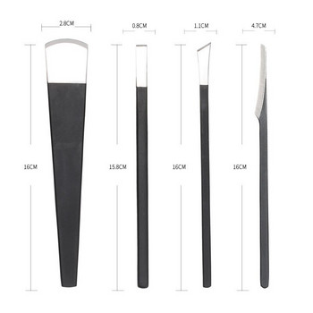 Инструменти за остър кожен нож за изрязване Направи си сам кожен занаятчийски нож за безопасно рязане Отрязани тънки ножове Изтъняване на изкопа Професионален скулптурен нож