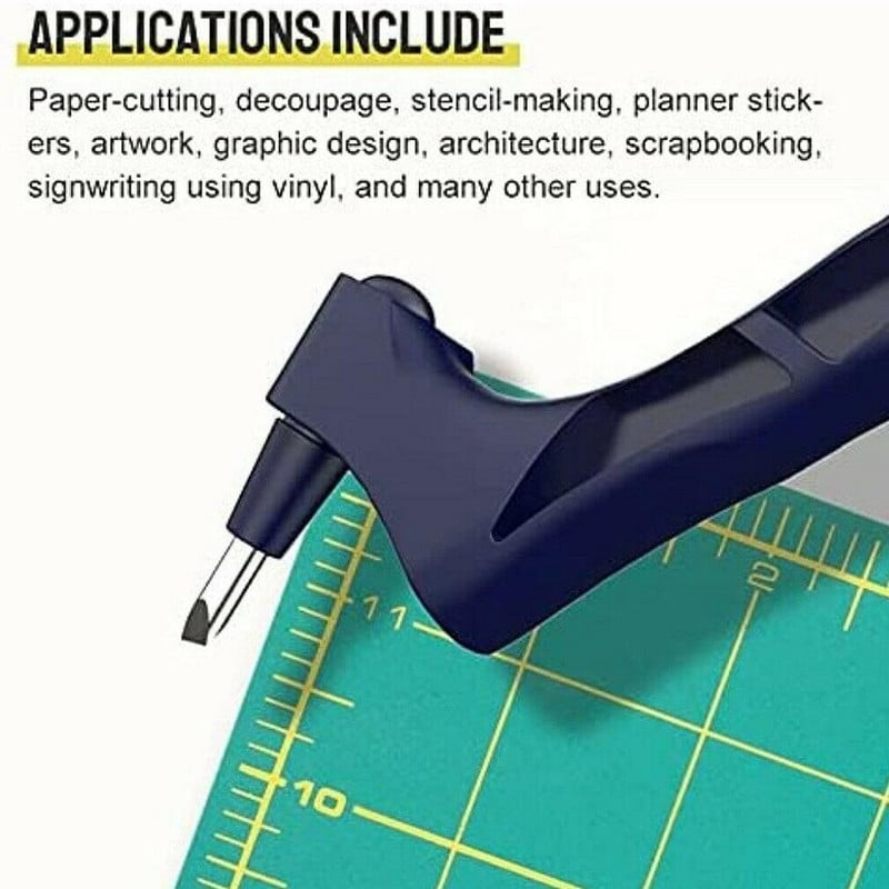360 μοιρών Περιστρεφόμενη λεπίδα Craft Εργαλεία κοπής Ανθεκτικά στη φθορά Hand Book Cutter Tape Κεραμική λεπίδα Utility Μαχαίρια κοπής