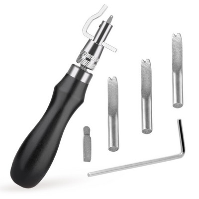 MIUSIE värvilised reguleeritavad nahaserva õmblused Groover Leathercraft kortsuva servaga kaldlõikur Õmblustööriistad Aksessuaarid