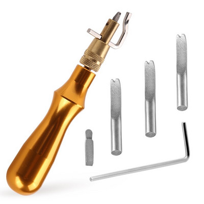 MIUSIE värvilised reguleeritavad nahaserva õmblused Groover Leathercraft kortsuva servaga kaldlõikur Õmblustööriistad Aksessuaarid