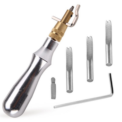 MIUSIE värvilised reguleeritavad nahaserva õmblused Groover Leathercraft kortsuva servaga kaldlõikur Õmblustööriistad Aksessuaarid