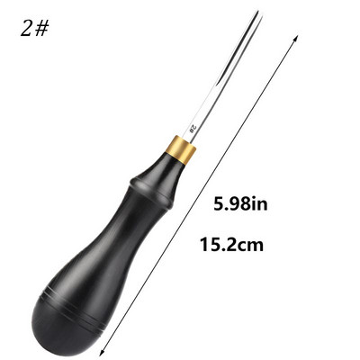 MIUSIE 1tk 0,6/0,7/1,3/1,8/2,25 must nahast servaga beveler kõrge süsinikusisaldusega terasest nahast isetegemise tööriistad servade suusatamis-/poleerimistarbed