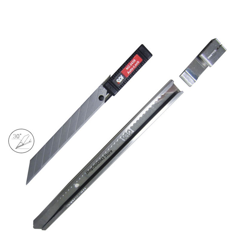 Μικρό βοηθητικό μαχαίρι 9 χιλιοστών Δερμάτινο με οξεία γωνία χάραξης και κοπής Μαχαίρι κοπής χαρτιού ανοιχτού κουτιού Φορητό μαχαίρι γραφικής ύλης για φοιτητές