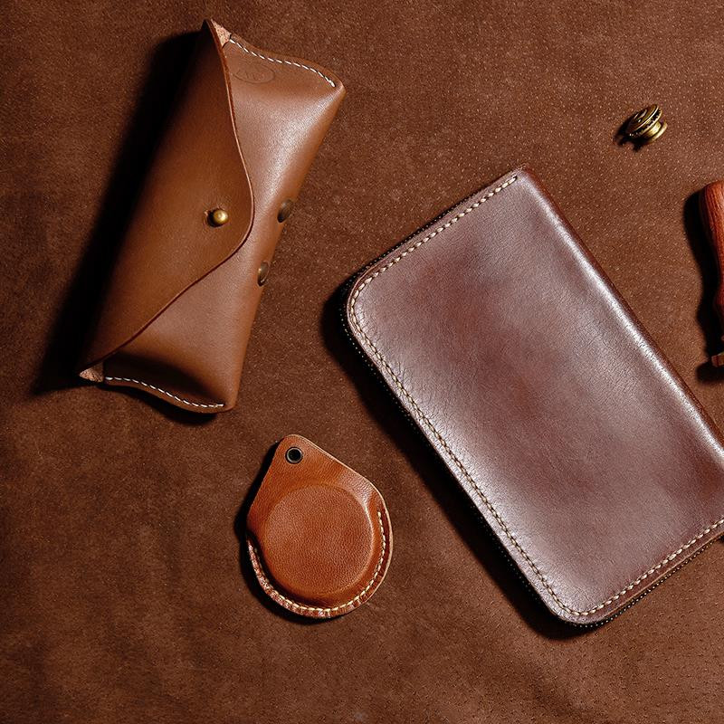 Ādas šūšanas komplekts DIY Ādas šūšanas auklas adata ar vara rokturi Ādas audekla telts apavu labošanas rīks ar neilona diegu