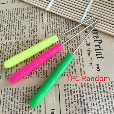 1vnt Profesionali odinė medinė rankena yla Įrankiai Siuvimo priedai Siuvimo yla, skirta odinei rankdarbiams susiuvimo siuvimo priedai