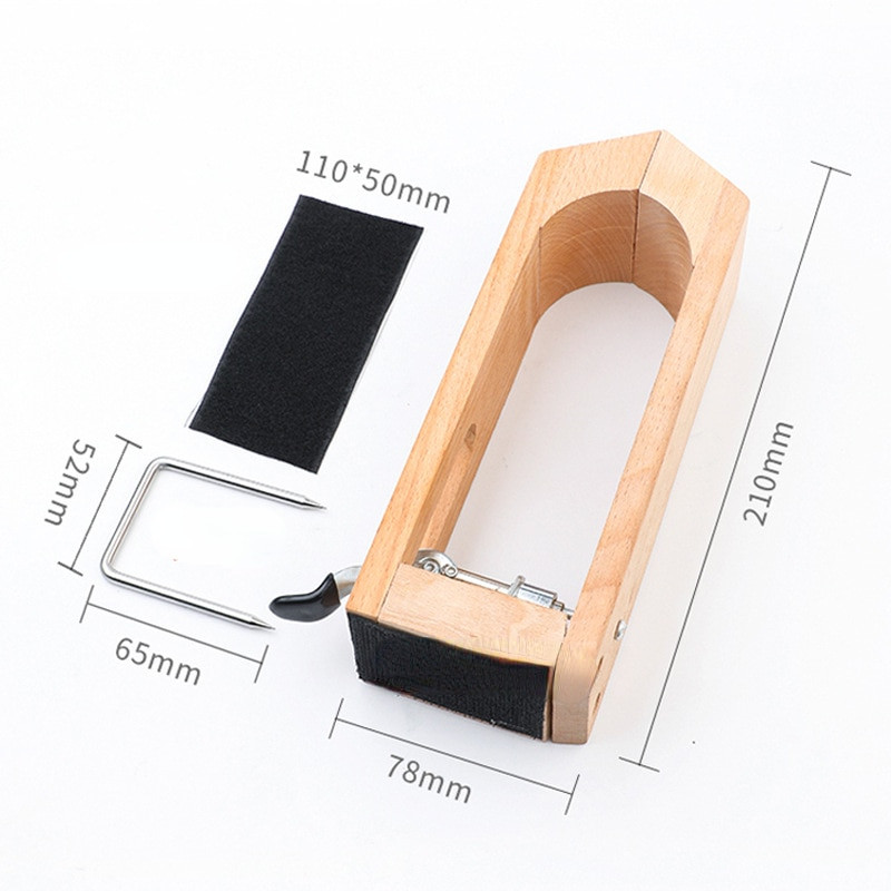 Δερμάτινο κλιπ συγκράτησης Περιστροφή 360 μοιρών Ξύλινο δερμάτινο ραφή σταθερό σφιγκτήρα Εργαλεία ραψίματος DIY Εργαλεία Leathercraft