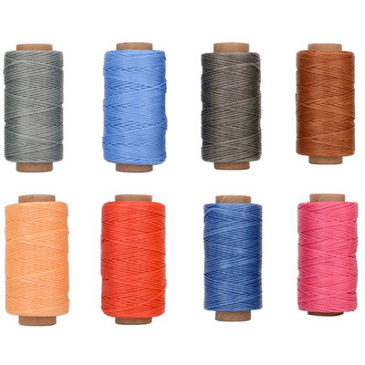 Δερμάτινες βελόνες ραπτικής κιτ κερωμένης κλωστής Χειροποίητο εργαλείο ραφής για DIY δερμάτινες χειροτεχνίες Punch Chiseles Awl Needles