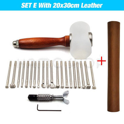 „Leathercraft“ įrankių rinkinys Profesionalus rankų siuvimo balno griovelio siuvimas Punch Drožybos darbo rinkiniai Įrankis „pasidaryk pats“ odiniams aksesuarams