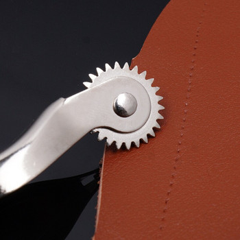 Leather Pitch Overstitch Wheel Stitch Space Paper Perforating Tool Roulette Spacer Шиене на кожен инструмент