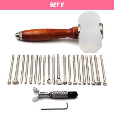 Profesionalūs odiniai įrankių rinkiniai, rankinis siuvimas, balno griovelio siuvimo perforavimas, drožyba, darbo dėžutės įrankis, skirtas „pasidaryk pats“ priedams