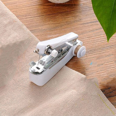 Mini mașini de cusut de uz casnic Lucrări de ac pentru haine de mână fără fir Instrument portabil de cusut Accesorii