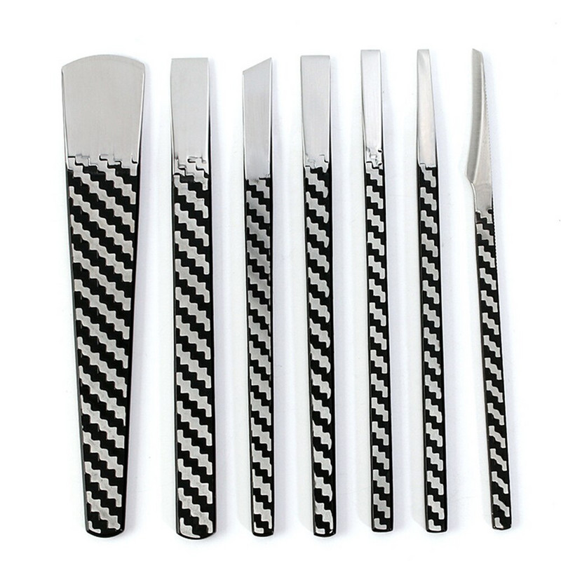 Alat za rezanje kože DIY Craft Cut Edge Skiving Carving Cutter Blade Alati Set kožnih noževa Stanjivanje Rezanje nazubljeni nož