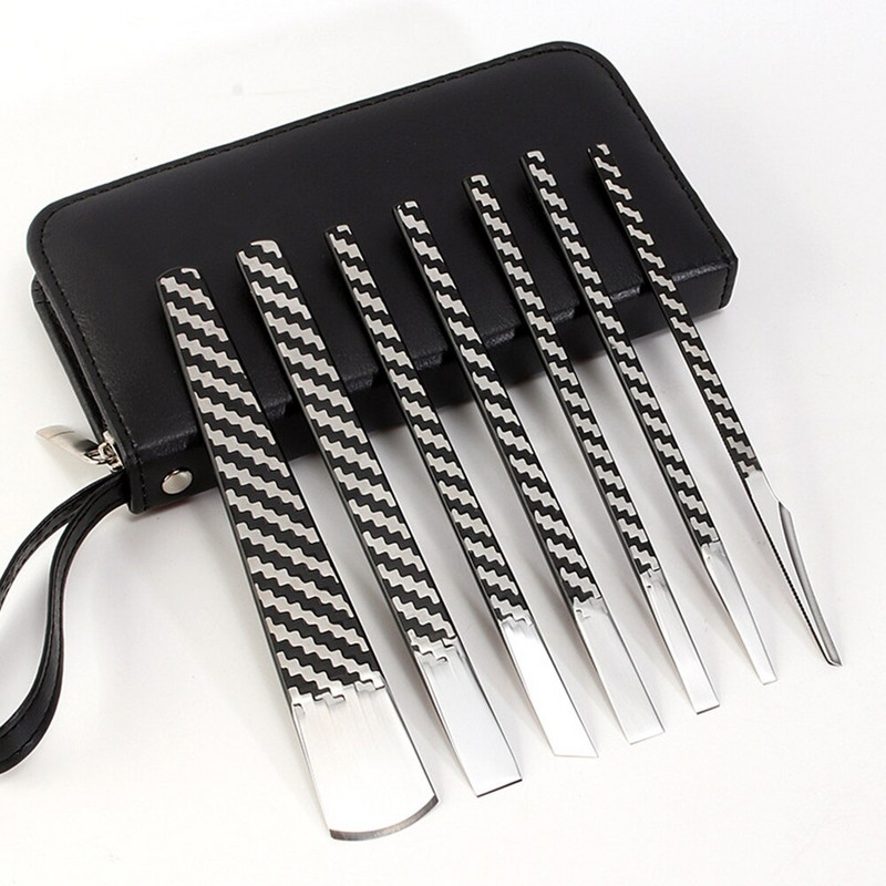 Alat za rezanje kože DIY Craft Cut Edge Skiving Carving Cutter Blade Alati Set kožnih noževa Stanjivanje Rezanje nazubljeni nož