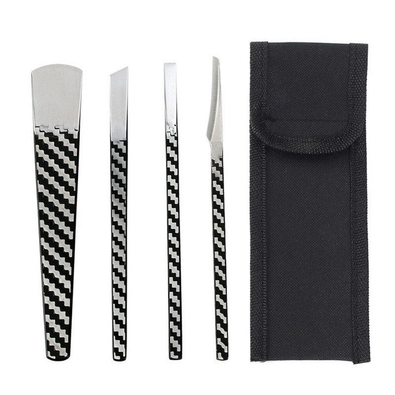 Alat za rezanje kože DIY Craft Cut Edge Skiving Carving Cutter Blade Alati Set kožnih noževa Stanjivanje Rezanje nazubljeni nož