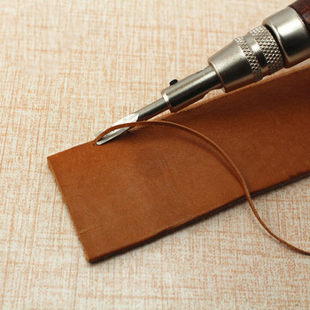 7 в 1 DIY Leather Craft Stitching Tool Многофункционален набор от кожени хартиени инструменти Pressing Cutting Groover Ръчно шиене Инструмент за шиене