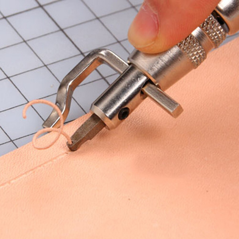 7 σε 1 DIY Εργαλείο Ραφής Δερμάτινης χειροτεχνίας DIY Σετ χάρτινων εργαλείων πολλαπλών χρήσεων Δερμάτινο σετ εργαλείων κοπής κοπής Groover Εργαλείο ραπτικής χειρός