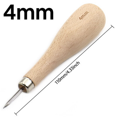 QJH odinė rankdarbių medinė deimantinė rombinė yla 3mm 4mm 5-6mm "pasidaryk pats".