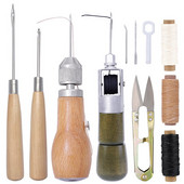 IMZAY nahaõmblustööriistade komplekt vahatatud lõnga käärid käsitsi õmblusmasin Speedy Stitcher Kit Nahaparandustööriist