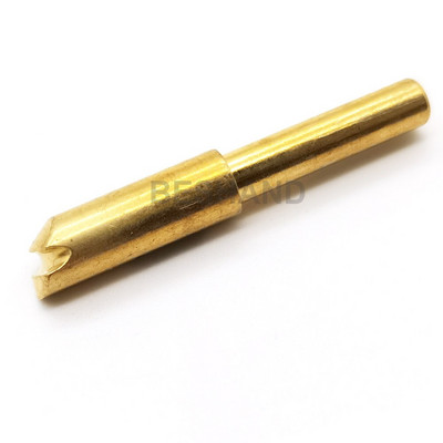 Ručni alati za izradu od kože Brizač Glava za rezanje Drvena ručka Mjedeni vrhovi za kožu Ručno izrađeni šavovi Žlijeb Ukrasna linija DIY