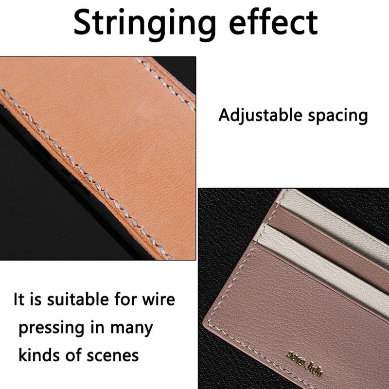 1Pc Leather Craft Edge Creaser Skiving Tool Εργαλεία ραπτικής με ξύλινη λαβή DIY Χειροποίητα Δερμάτινα Εργαλεία Εργασίας