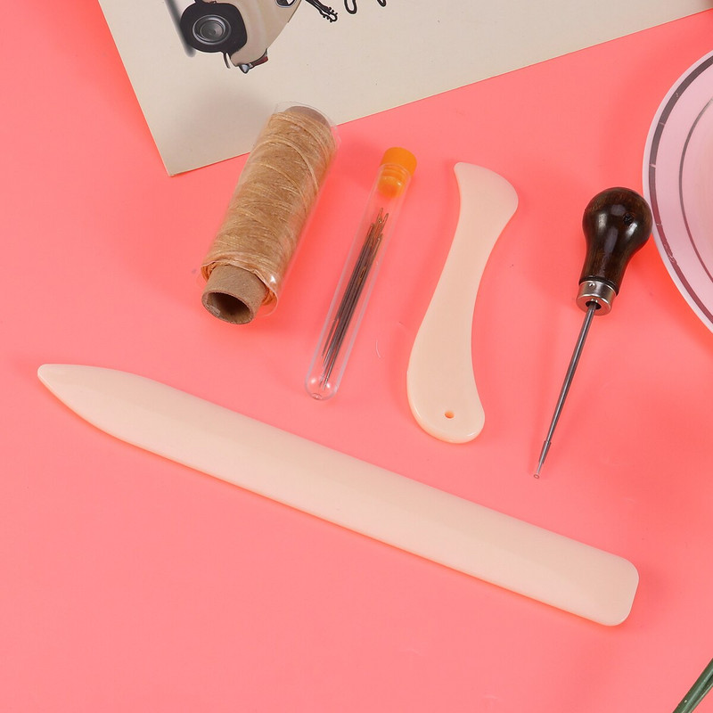 Knygų įrišimo rinkinys Knygų įrišimo kaulų rinkinys Siuvimo aplankas Eksploatacinės medžiagos Siūlai Įrankiai Aplankai Siuvinėti Rankiniai Medžiagos Iškarpų kūrimas