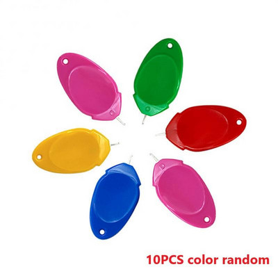 10 tk. Lihtne nõelniit eakatele pistesisestustööriist Lihtne niidiõmblustööriistad Näputöö Õmblustarvikud Segavärvilised